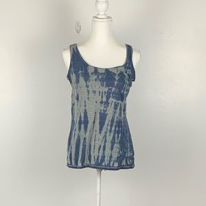 Bule & Grey Marble American Eagle Tank